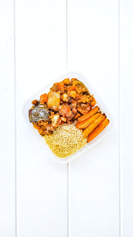 Radiant Heart: Moroccan Eggplant Tagine and Roasted Carrots